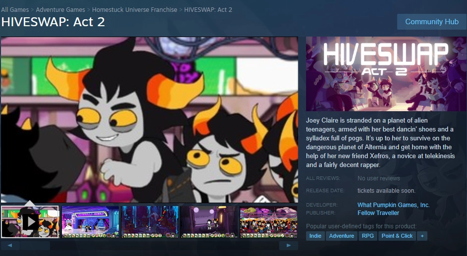act 2 steam page