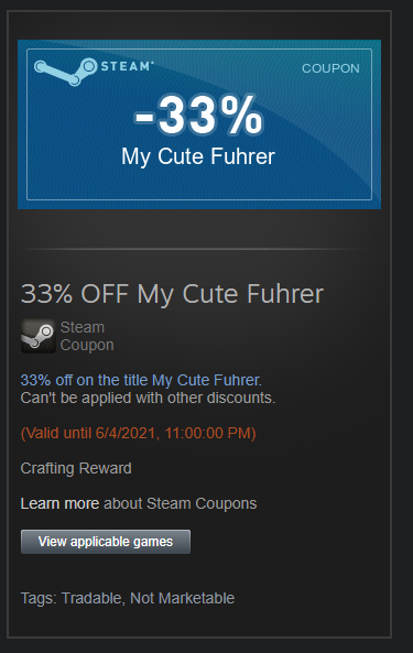 -33% off My Cute Fuhrer