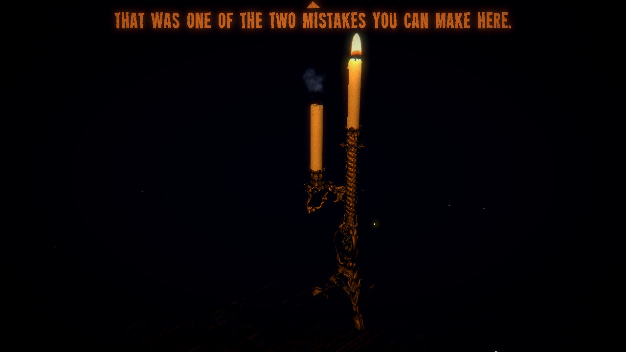 Inscryption screenshot: That was one of the two mistakes you can make here.