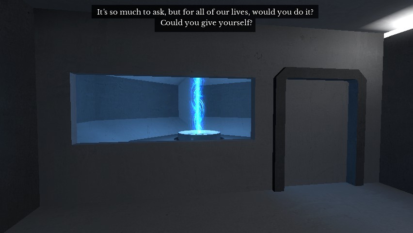 The beam scene in *Whisper*